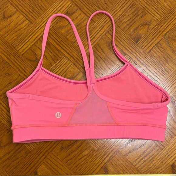 3 Lululemon Bra Bundle Flow Y Bra IV (Hot Pink/White) Crisscross Bralette Yellow - Picture 5 of 13